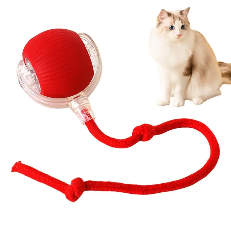 Automatic Cat Toy Pet Intelligent Rolling Ball Relieves Boredom Self Fun Teasing Cat Ball For Cats Dog Ball Playing