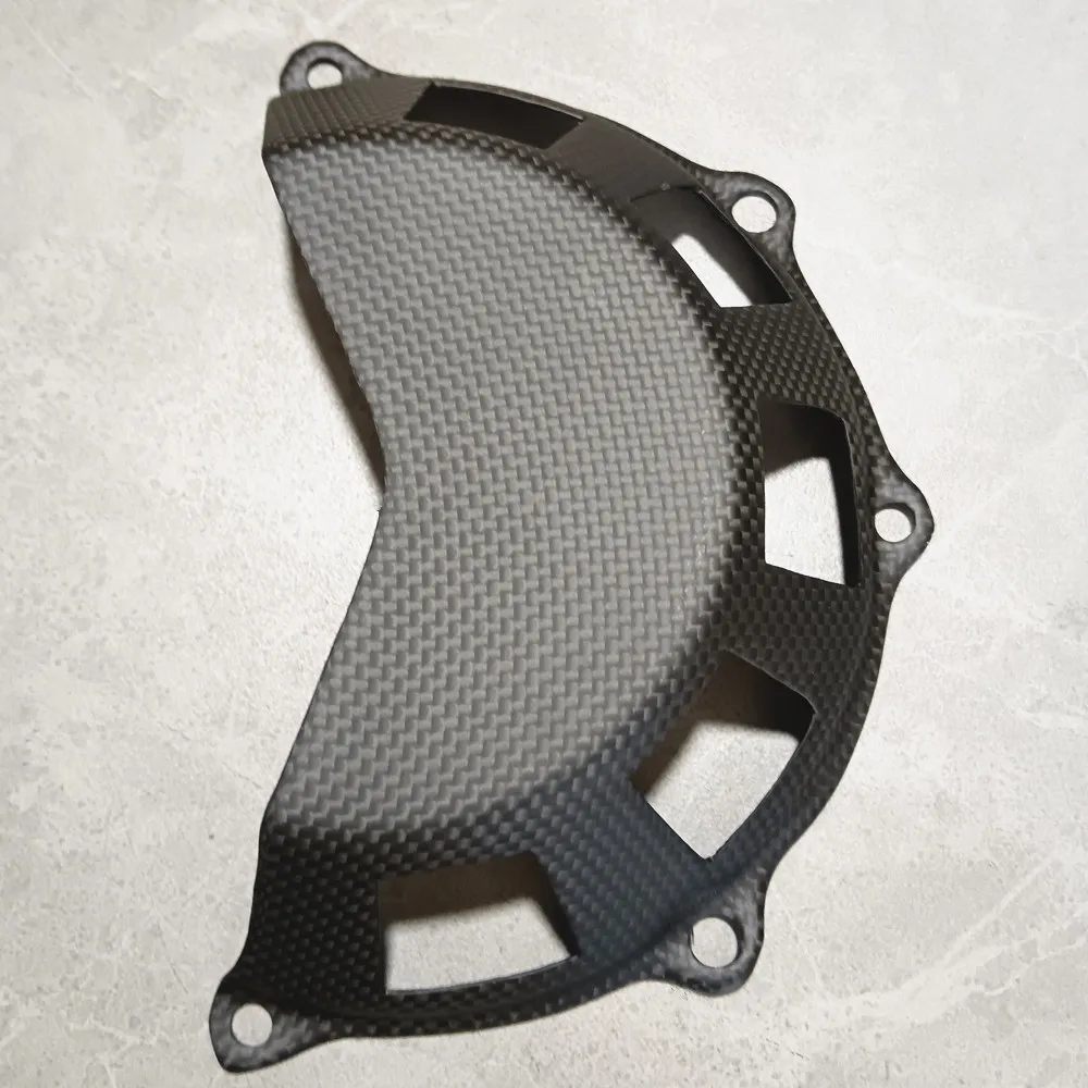 Motorcycle Carbon Fiber (Air Cooled 4V Engine) Vented Dry Clutch Cover for DUCATI