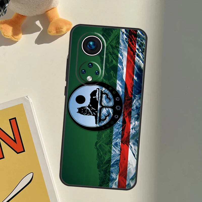 Chechen Flag Chechnya Soft Case For Huawei Honor 50 8X 9X 10i P20 P40 Lite P30 Pro P Smart 2019 Nova 9 5T Cover