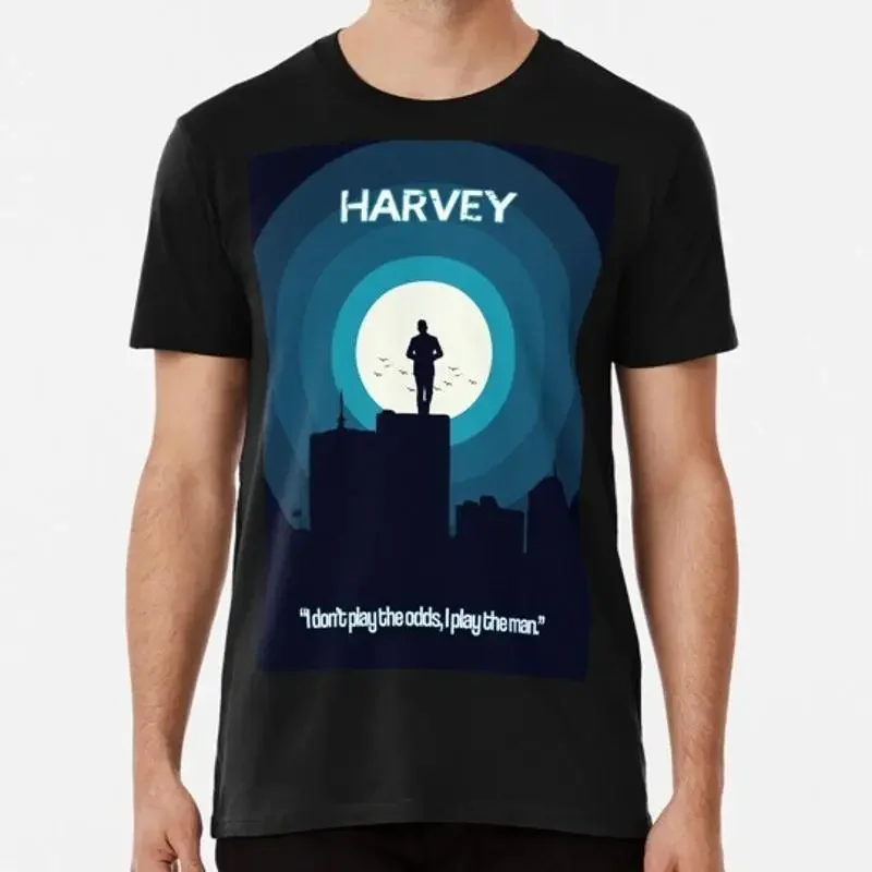 Silhouette Harvey Specter On Top Of New York Suits Tv Show Quote S 5XL T Shirt