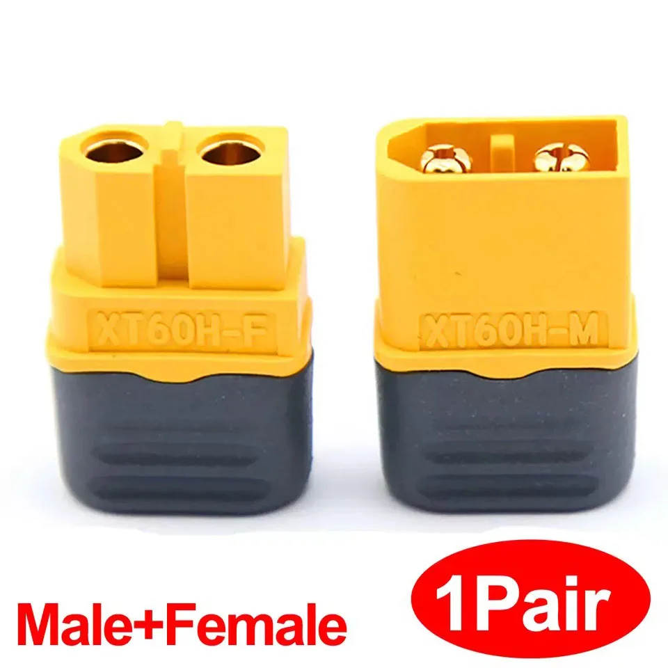 XT60 männlich weiblich Bullet Adapter XT60 Stecker Netzstecker mit Hülle für RC Lipo Batterie Auto Boot XT-60-M XT-60-F Anschlüsse