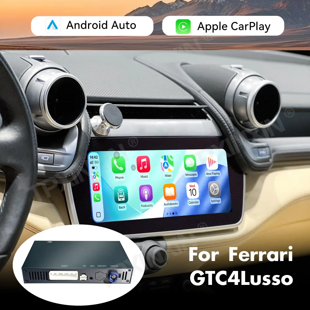 

CarPlay Module Interface Box Wireless Carplay For Ferrari GTC4 Android Auto Interface Mirror Link Car accessories