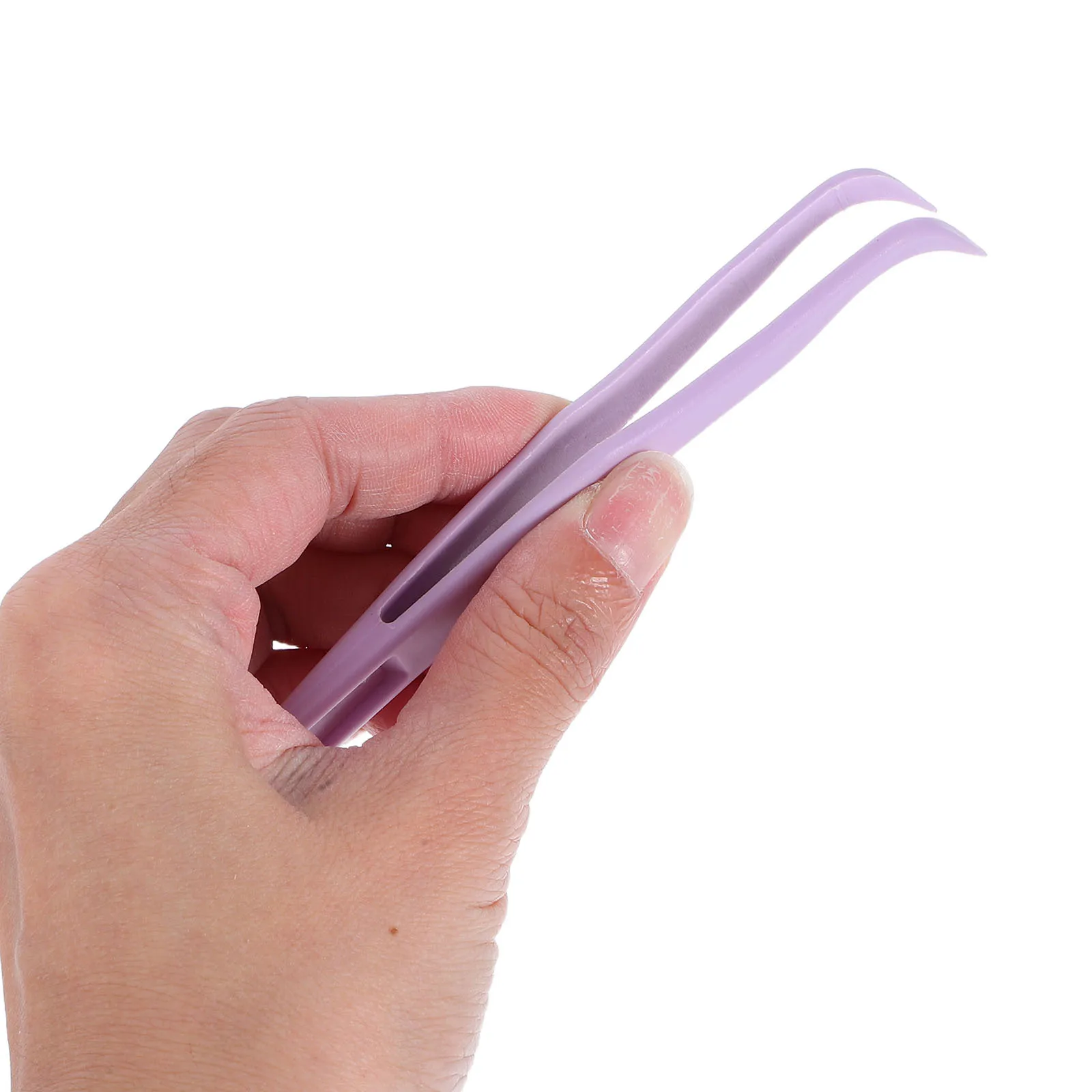 

36Pcs Tweezers Plastic Set for Crafting Lab Use Bent Tip Tweezers Nail Art Small Beads Handling Multipurpose Tool