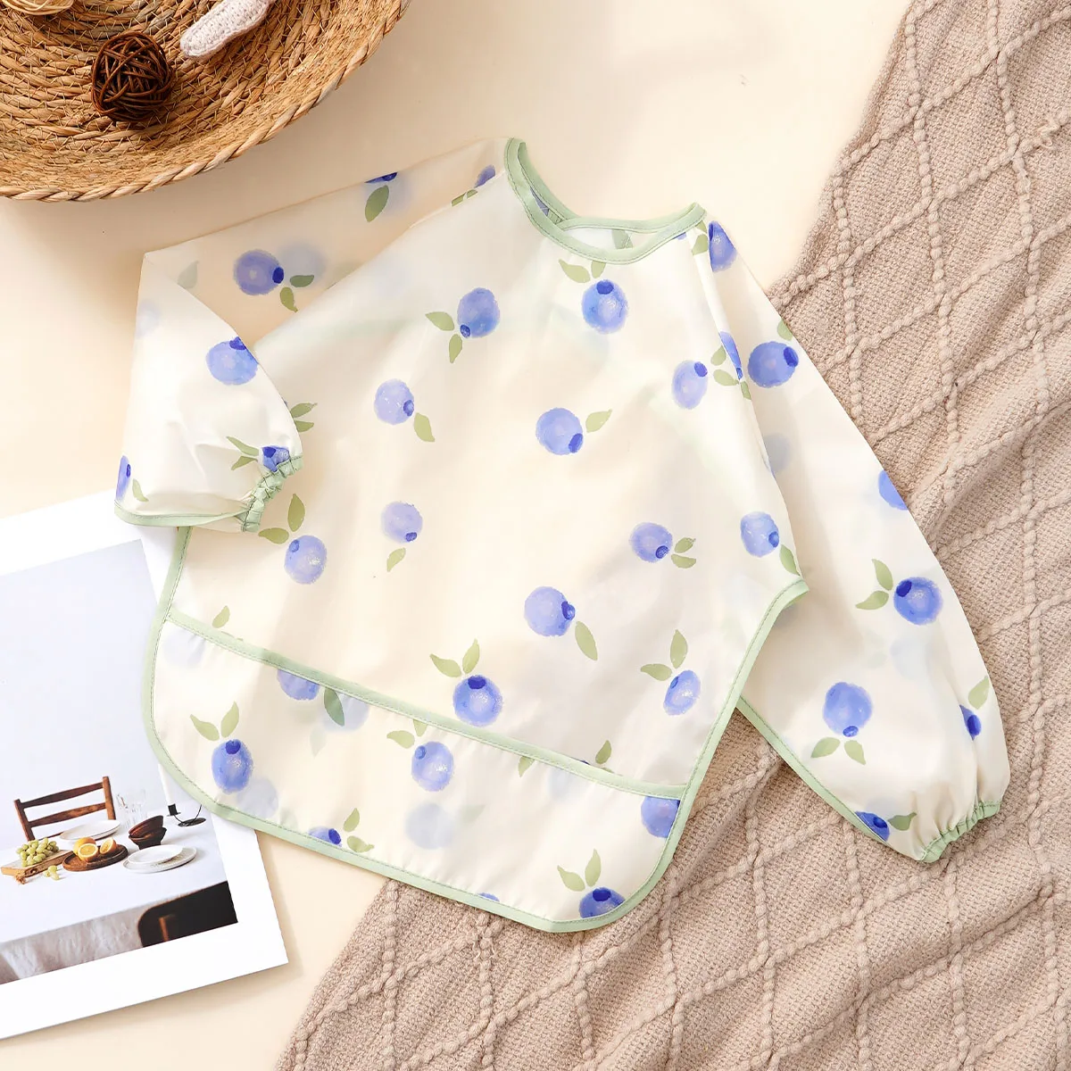 

Детские нагрудники с длинными рукавами, водонепроницаемые грязезащитные салфетки для отрыжки, милый фартук для еды ребенка, фартук для самостоятельного кормления, нагрудник для мальчиков и девочек, От 0 до 3 лет