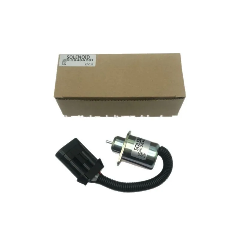 

MUGURO 2848A281 2848A277 12V flameout solenoid valve for Perkins 700 series