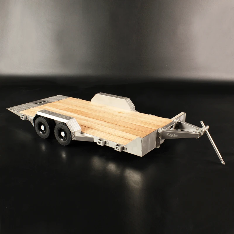 

Metal Trailer Board 1/14 Transport Truck Small Trailer Small Construction Vehicle Model Trailer Toy