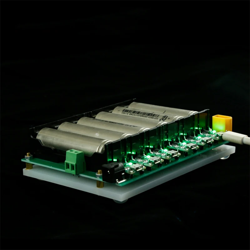 6 Slot 10-Slot 18650 30W/50W Rechargeable Lithium Battery Charger Module Fast Charge YP4056 USB Multi-interface Input