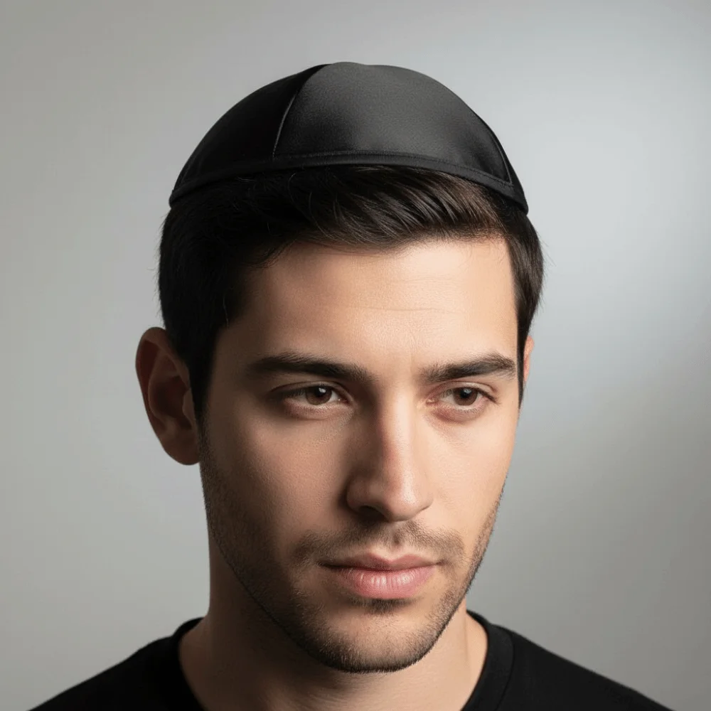 Premium Satin Silk Dome Cap Solid Color Soft Smooth Retro Top Hat Delicate Texture Comfortable Fit Satin Round Cap