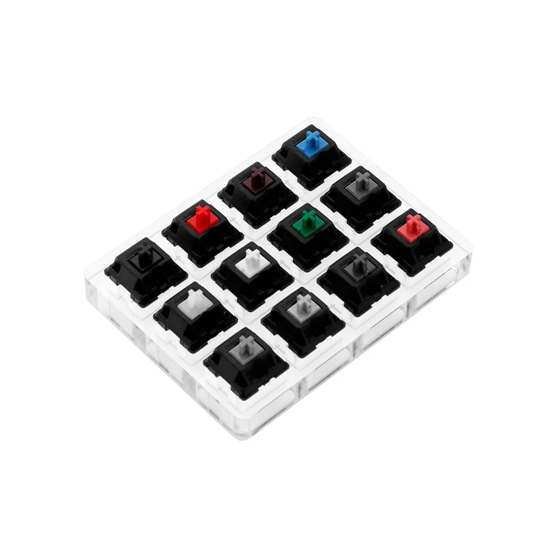 Cherry MX Switches Tester 6 12 Key Translucent Keycaps black red brown blue green clear Mechanical Keyboard Switch