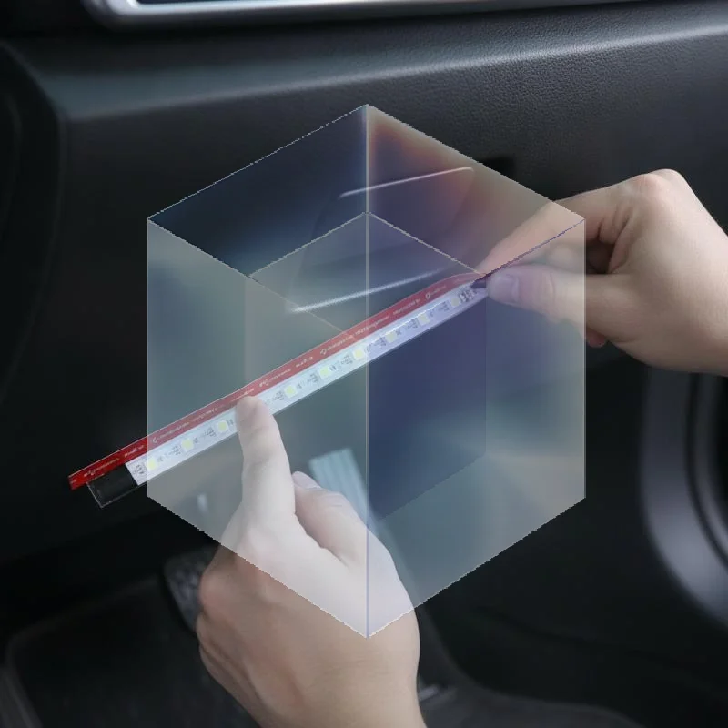 APP Controlled Car USB LED Strip 7 RGB Colors Remote Control Ambient Lamp for Car Interior Decoration
