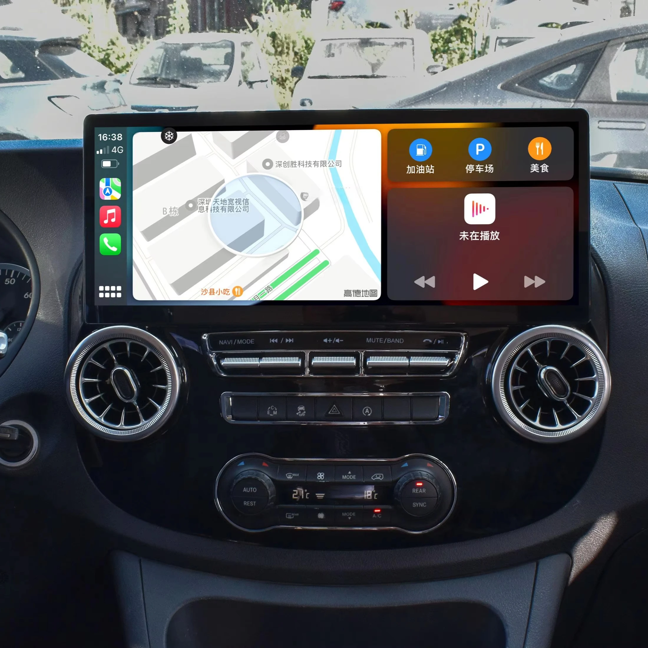 128 جيجابايت أندرويد مشغل وسائط متعددة نظام تحديد المواقع ستيريو رئيس وحدة لمرسيدس بنز الخامس الفئة W447 2015-2020 تلفزيون السيارة DSP Obd2 مكبر للصوت TPMS