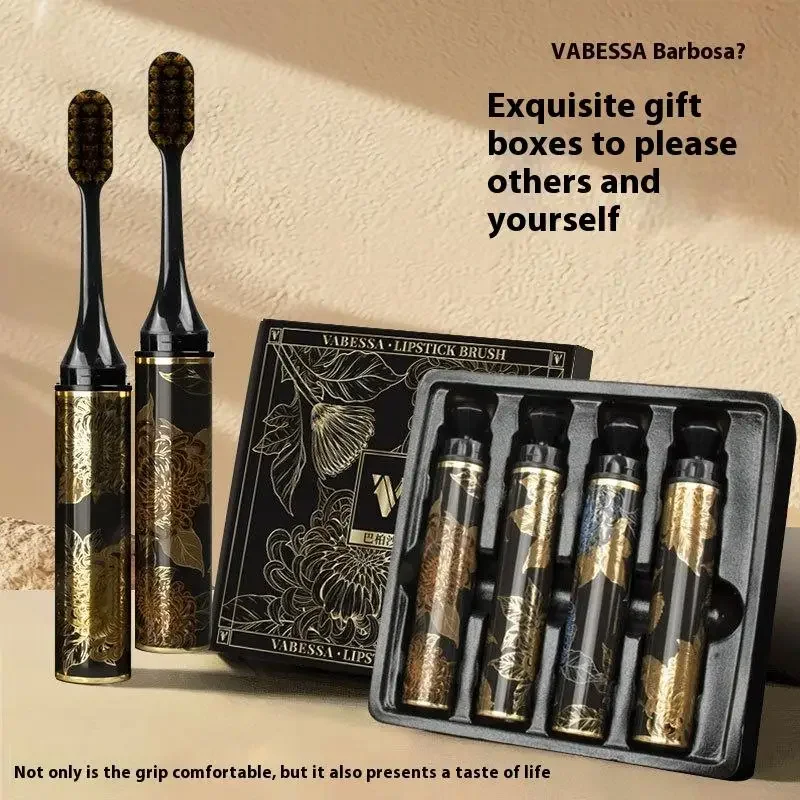 

4pcs/Box Toothbrush Highly Efficient Cleaning Ultra Soft Comfortable Bristles Travel Portable Home Cleaning Toothbrush