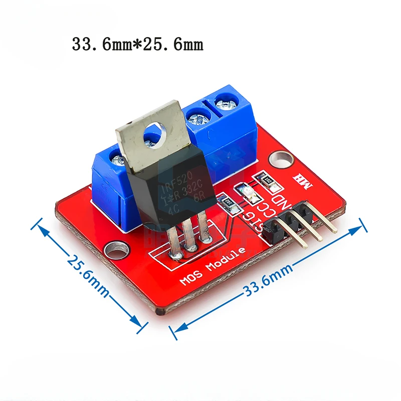 

IRF520 Drive Module MOS Tube FET MCU Drive Module PWM Adjustment