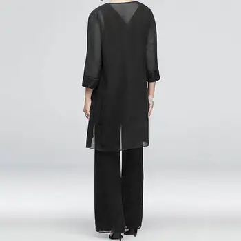 6 best sales Blusa e calça de chiffon - №5