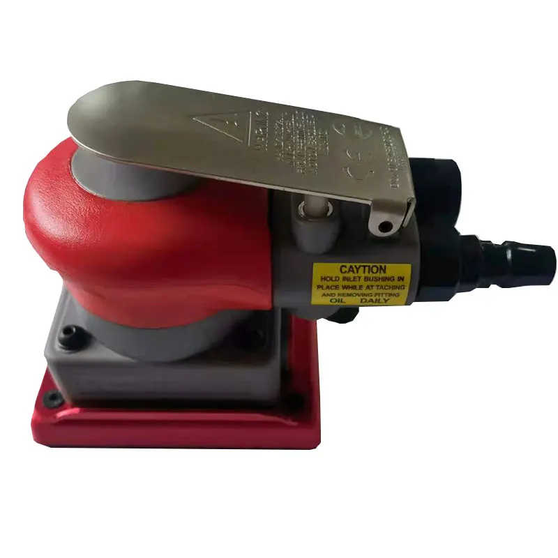 75 / 100 Mm Vierkante Pneumatische Grinder Automobiel Verf Polijsten Sinaasappelschil Droge Molen Dunne Zachte Schuurpapier Slijpen