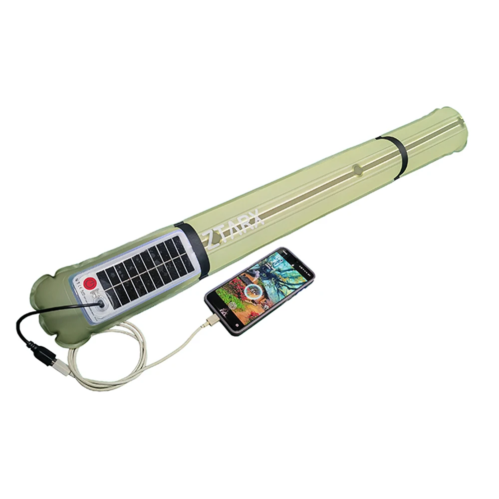 Imagem -02 - Lâmpada Led Solar com Carregamento Usb Lâmpada Dobrável Impermeável Tenda de Acampamento ao ar Livre Moderno e Conveniente