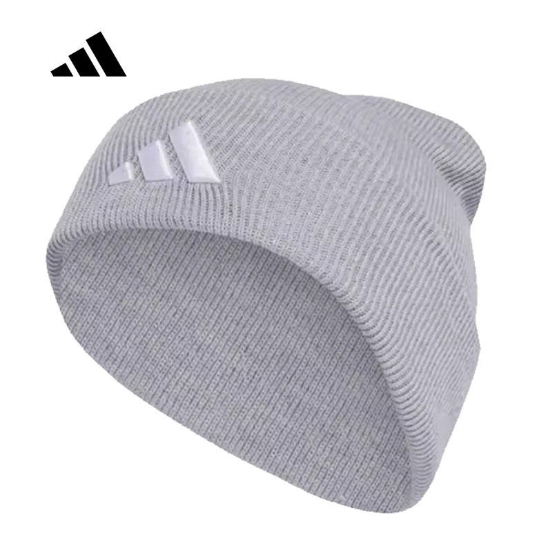 

Теплая вязаная шапка-бини унисекс adidas 2025 с отворотом, спортивная модель JX5746