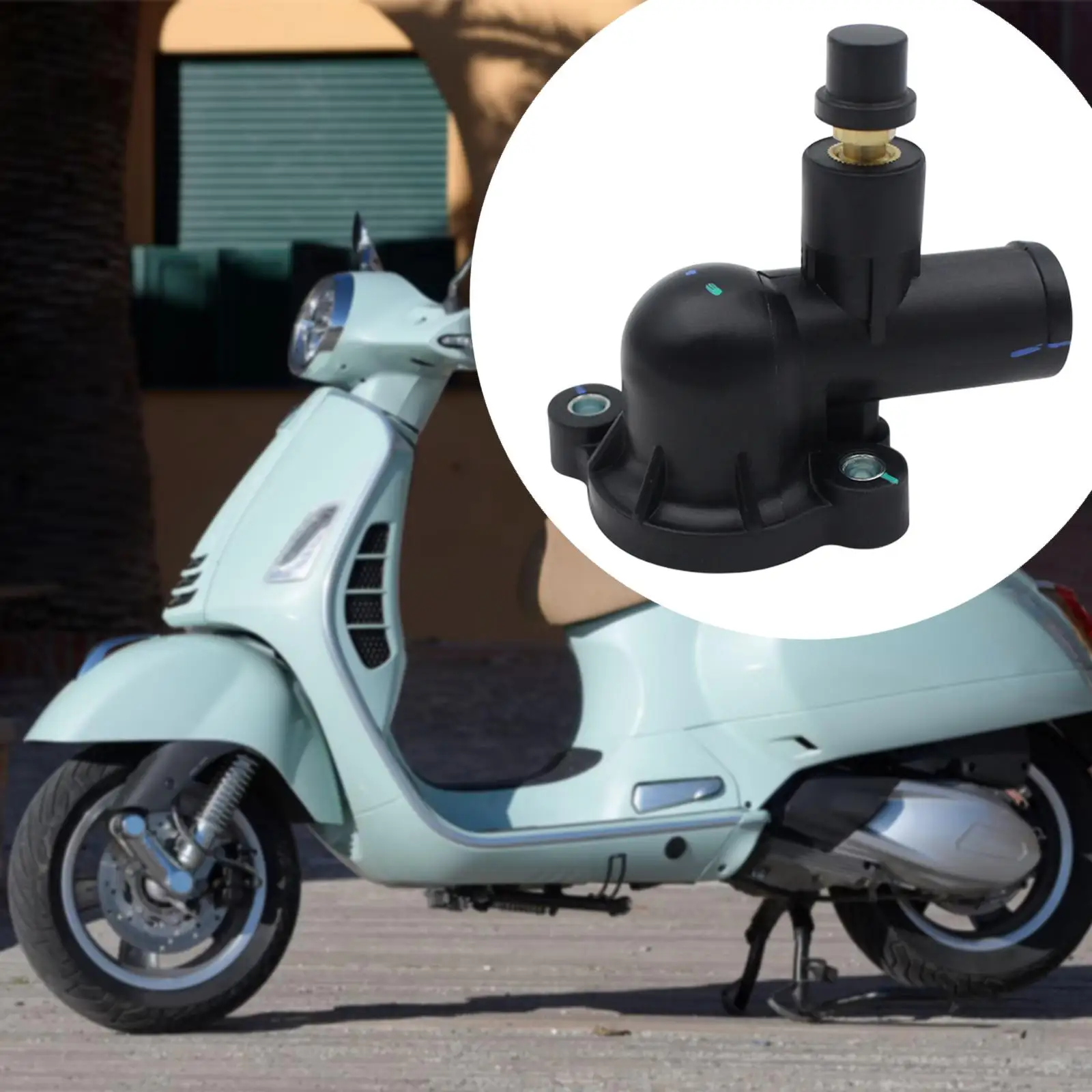 

PP Thermostat Cover Assembly Direct Replacement Motorcycle Accessory for Vespa Modern GT 250ie