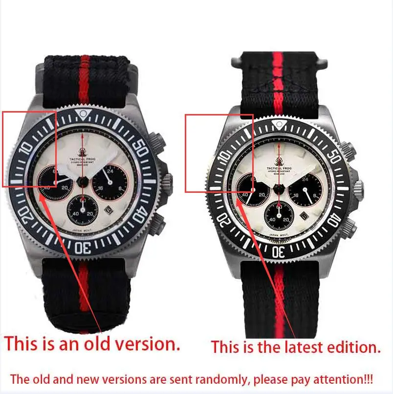 Tactical Frog FXD Titanium Dive Sports Watch Men 42mm VS75B Solar-Powered Quartz Sapphire Glass 200M Waterproof BGW-9 Luminous