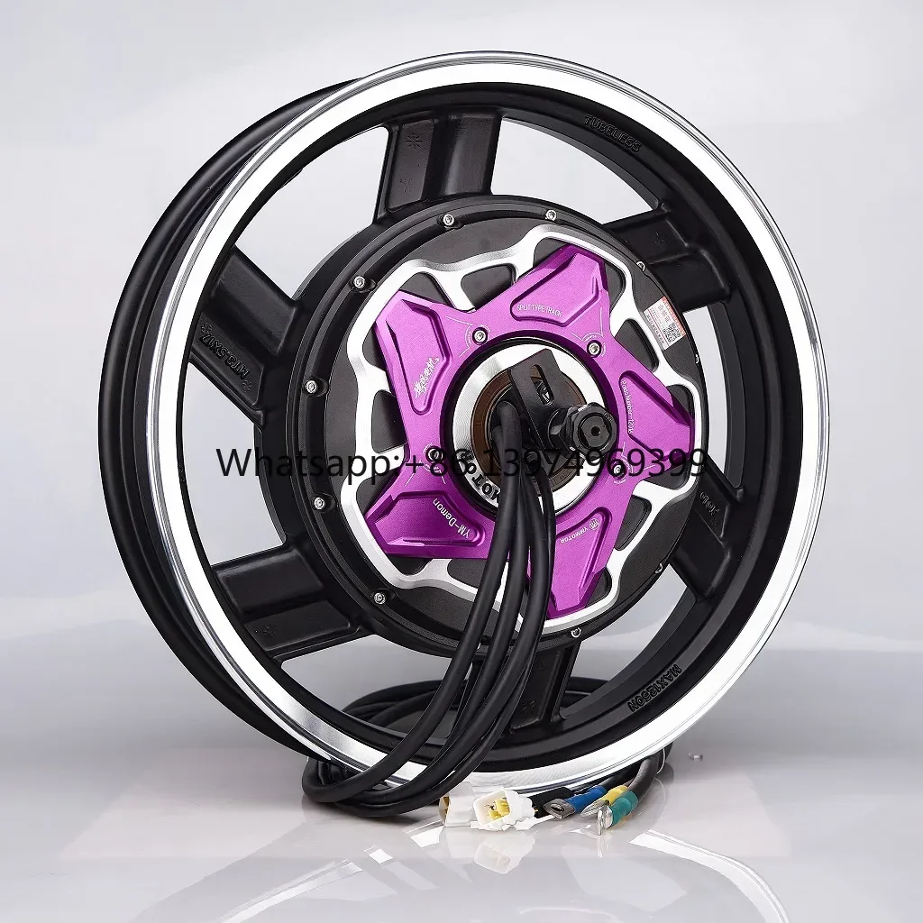 17 Inch TTS High Power Racing Motor 8000W Fast Speed BLDC Motor for Electric Motorcycle