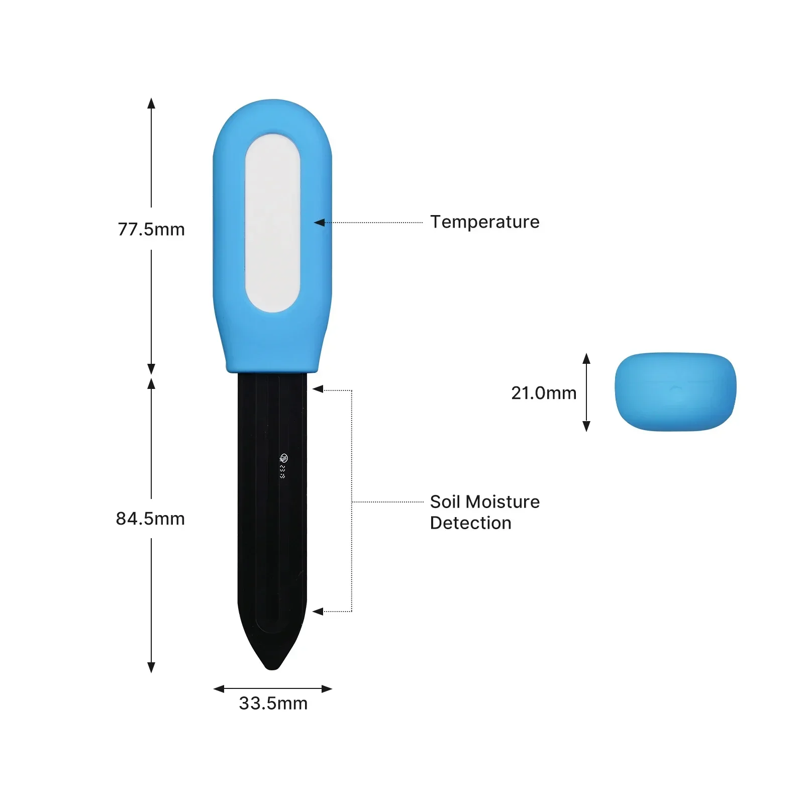 MOES-Testeur de sol Bluetooth intelligent, compteur de température, capteur d'humidité, moniteur de plantes, détecteur, jardin, tournesol, d'argile