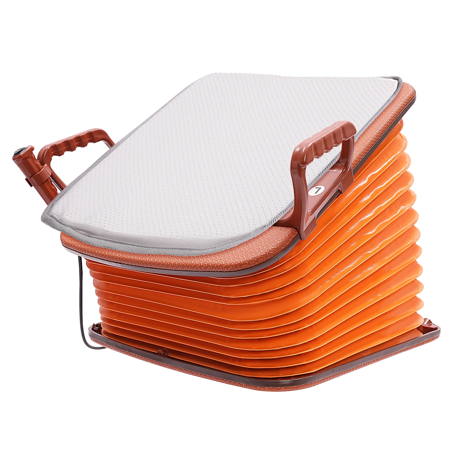 

Electric Chair Lift Assist Cushion Orange Rectangular Seat Mount Lifting Aid Comfort PU Cotton Surface Foldable Storage Structure Large Lifting Stroke 33cm Rear Lift Height Adjustable Lifting Angle 110-240V Wide Voltage Portable Mobility Support Cushion