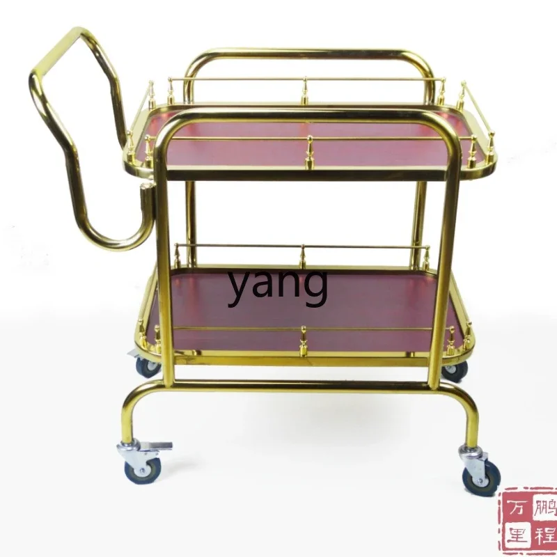 Lmm cake cart, hot pot second-layer snack cart, food delivery service cart