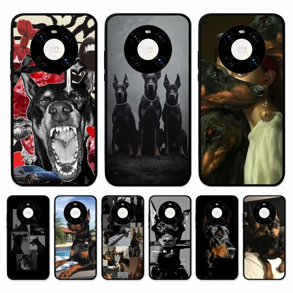 Animal Dachshund Doberman dog Phone Case For Huawei Mate 10 20 30 40 50 lite pro Nova 3 3i 5 6 SE 7 pro 7SE