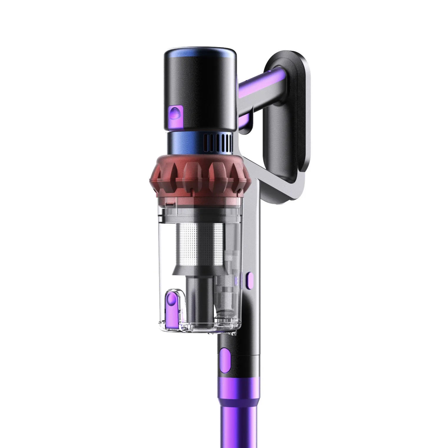 

TV102 Портативный ручной пылесос Беспроводной малошумный с ЖК-экраном Бесшумный для удаления пылевых клещей и шерсти домашних животных