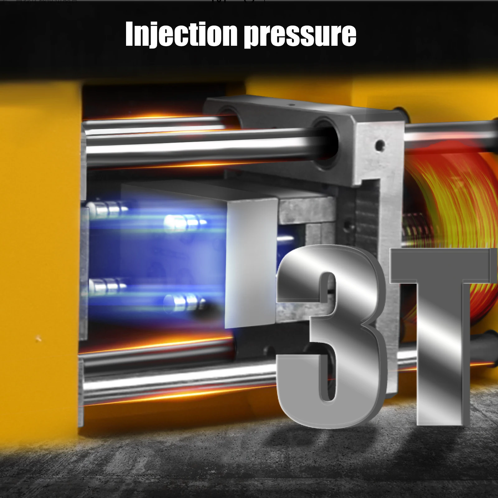 3T Injection Molding Machine Horizontal Molding Machine 30G Desktop For Polymer Plastic PC ABS Products Mini 100 Horizontal