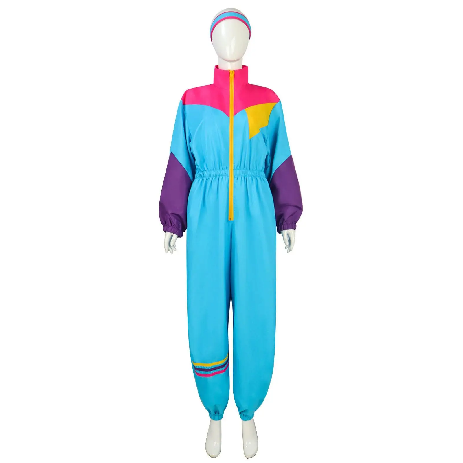 

Halloween Disco Hippie Performance Costume Vintage 70s 80s Women's Stage Performance Outfit Tunic Top Skirt Set