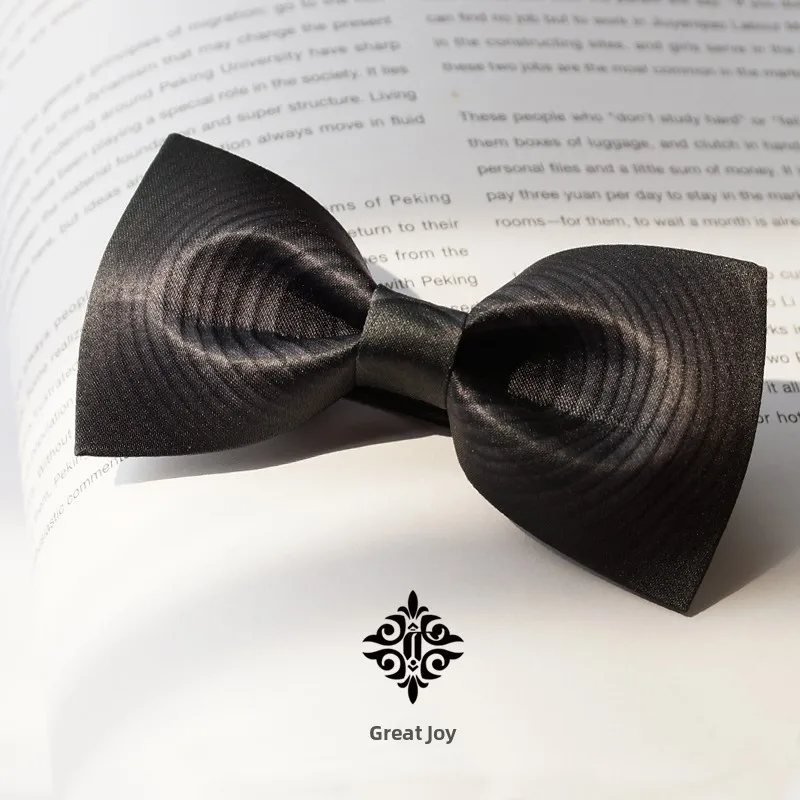 Corbata Casual Negra y Gris para Boda, Diseño Original Estilo Británico, Corbata Retro Personalizada para Ocasiones Marítiple...
