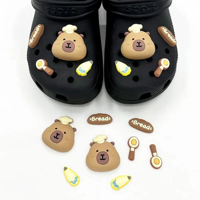 Cute Cartoon Capybara Shoes Charms Set Women Summer 2026 Lov