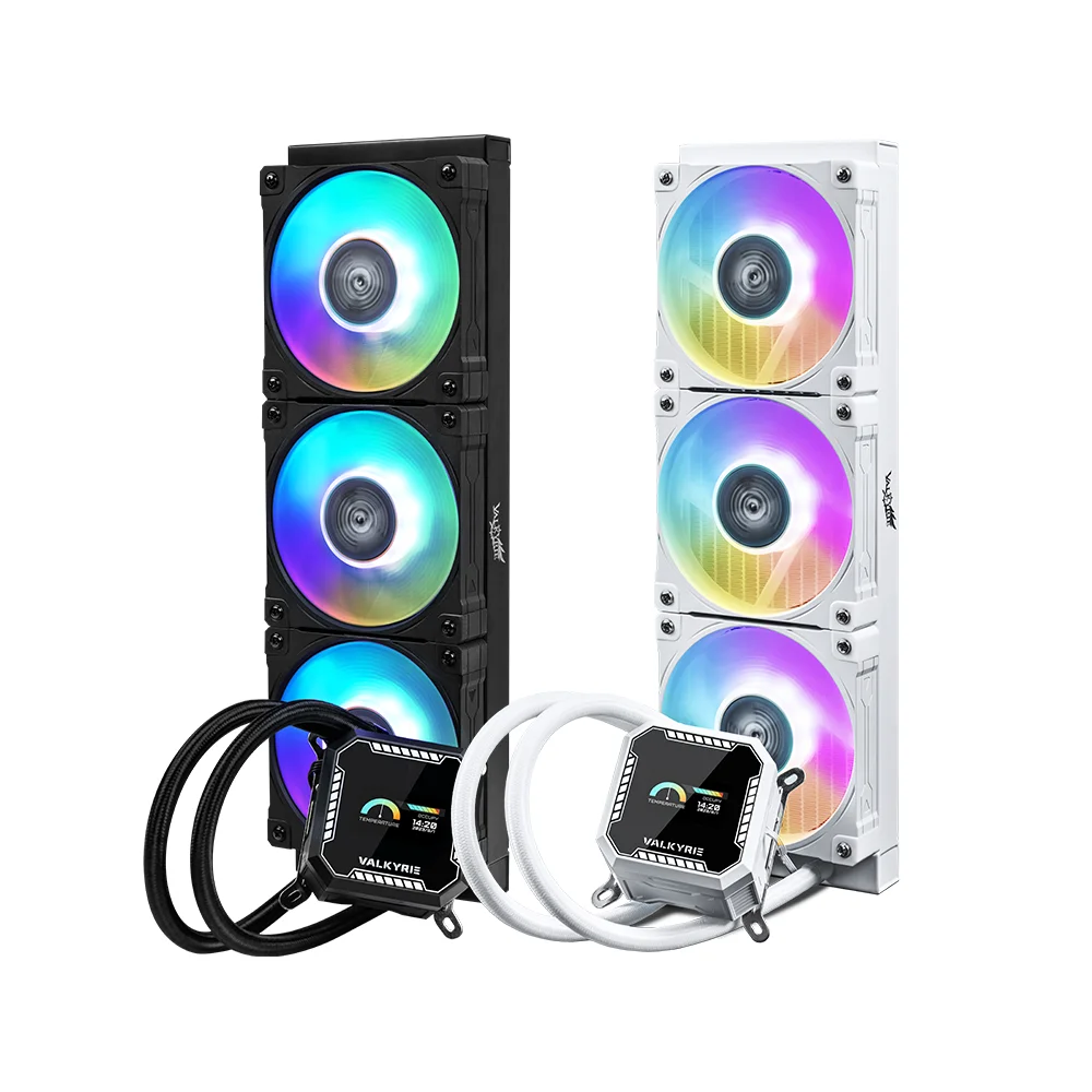 발키리 B360 LCD ARGB 3열 CPU 수랭쿨러 [블랙/화이트]