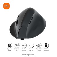 Xiaomi Bluetooth Vertical Mouse Tri-Mode Ergonomic 9600 DPI Adjustable Optical Silence Gaming Mouse Office Dormitory Comfortable