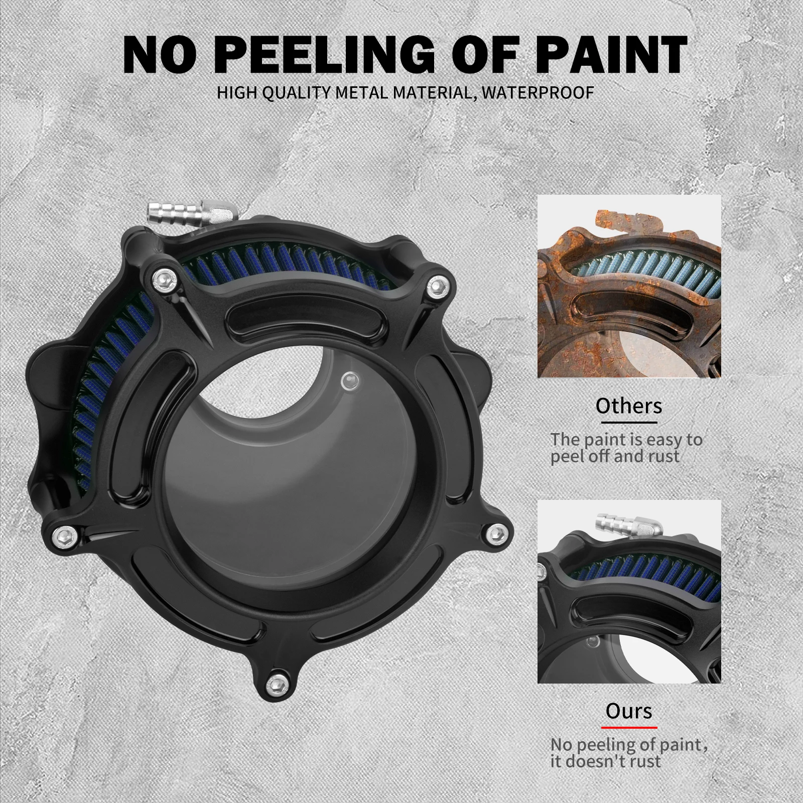 Motorcycle Air Filter Cleaner Intake Filter For Harley Touring CVO Road Glide FLTRXSE FLHXSE 2023-2025 Softail Breakout 2025