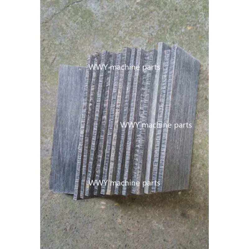 Natural Black Buffalo Horn Plate Blank, DIY Knife Handle Making Scales Material 2Pcs/Set