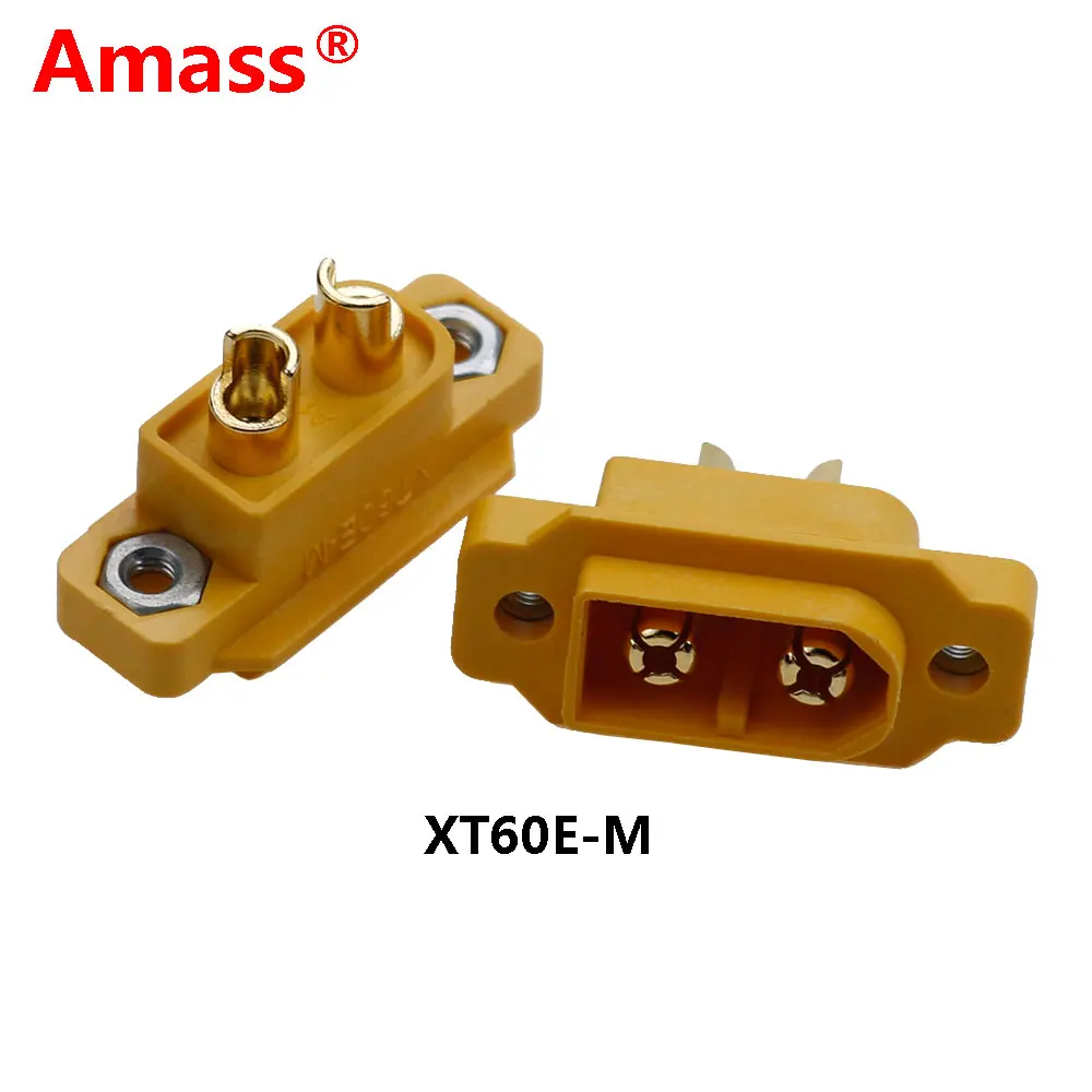 Zestaw 1/2/5 Amass XT60E-M/F męskie śruby żeńskie złącze wtykowe bateria Lipo złączem montażowym do zdalnie sterowanych modeli multicoptera