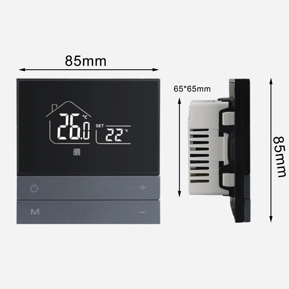 床暖房および空調温度制御用のデジタルディスプレイ付きインテリジェントサーモスタットスイッチコントローラー