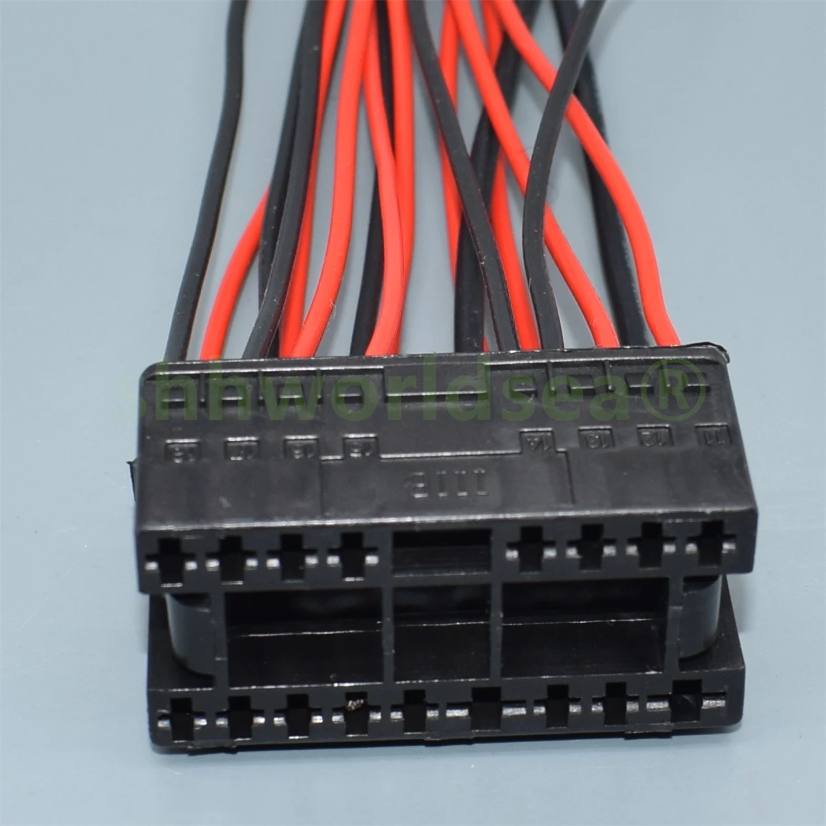 Shhworldsea 17 حفرة 1J0 972 999 سيارة السيارات العلوي كابل المقبس السيارات ضوء مصباح التوصيل 1J0972999 لشركة فولكس فاجن #3