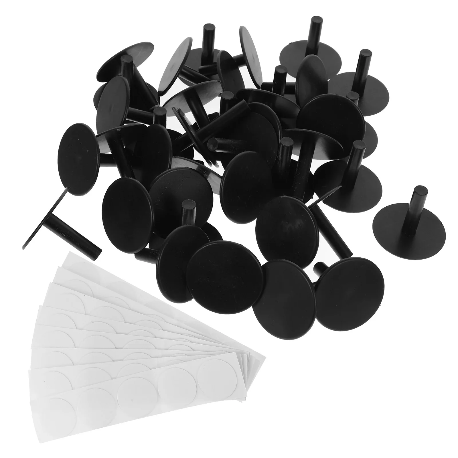 

40Pcs Plastic Duck Holder Car Dashboard Display Stand Robust Construction Easy Installation Removable Hook Loop Decor Mount