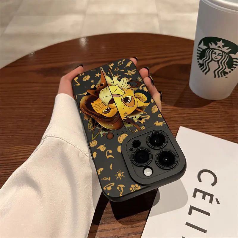 The Lion King Disneys Hot Simba Pupil Full Screen Silicone Phone Case for Xiaomi Mi 11 Lite 11T 10T Poco X3 GT NFC M3 8 9 Pro image 2