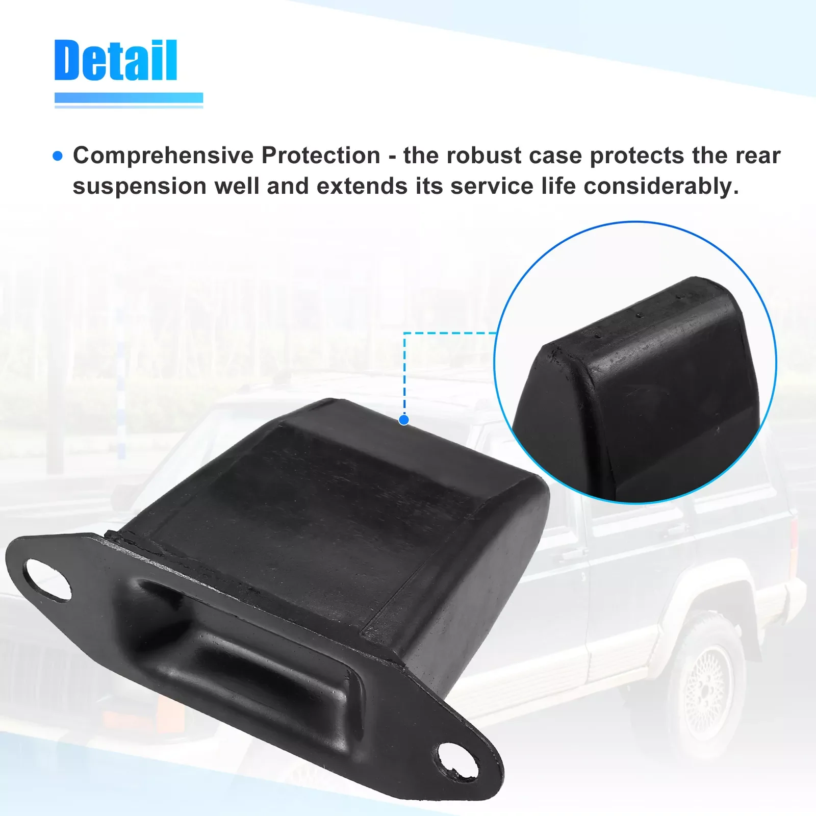 High quality Piece of 2 Rear Suspension Bump Stop 52004297 fit for Jeep Cherokee XJ 1987-2001 FREE SHIPPING!!!