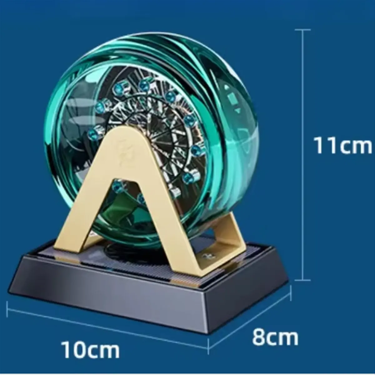 【ELEVATE LIFE】Solar Wheel Roller Gyroscope Relieve Stress Reducing Toys Solar Powered Car Perfume Holder Desk Gadgets