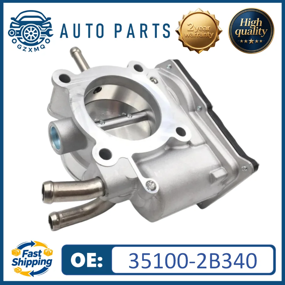 

35100-2B340 Throttle Body For Hyundai Accent Veloster Kia Rio Soul 1.6L 2012-2019#35100-2B320 35100-2B300