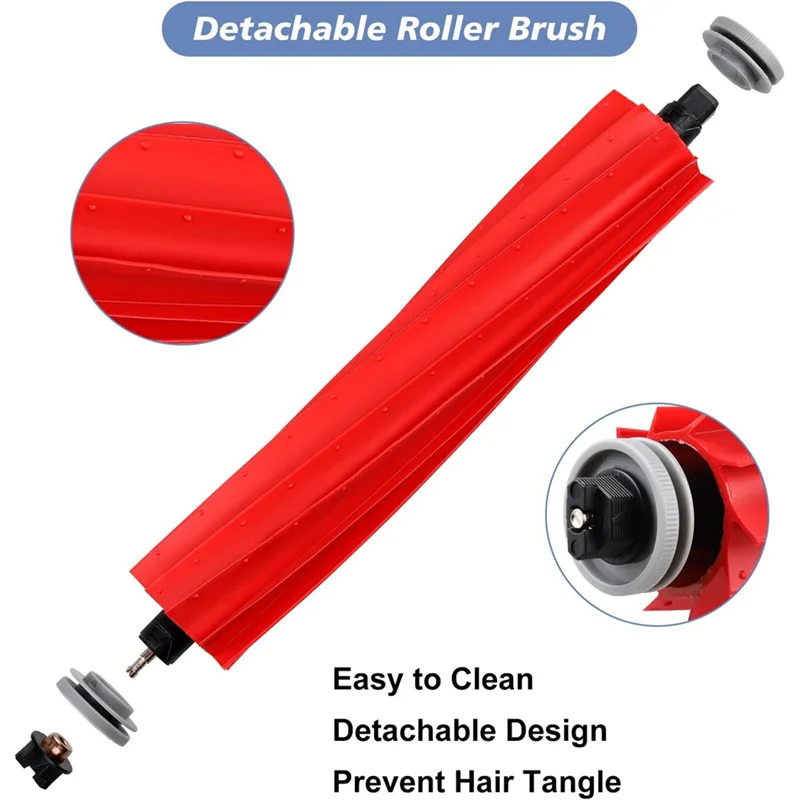 Para roborock s7, s7 +, s7 maxv, s7 maxv plus, escova lateral principal mop pano almofadas filtro hepa acessórios de substituição Parts-A58E