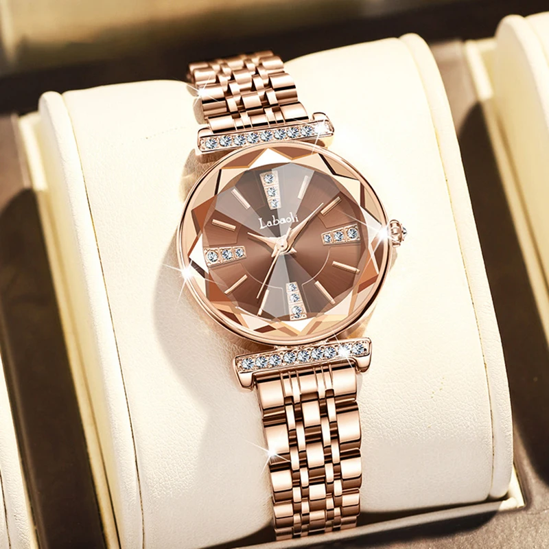 UTHAI CQ438 벽돌 인레이가 있는 트렌디한 여성용 시계, 방수 기질, 석영 시계, 가벼운 고급 시계 선물, 여성용 시계