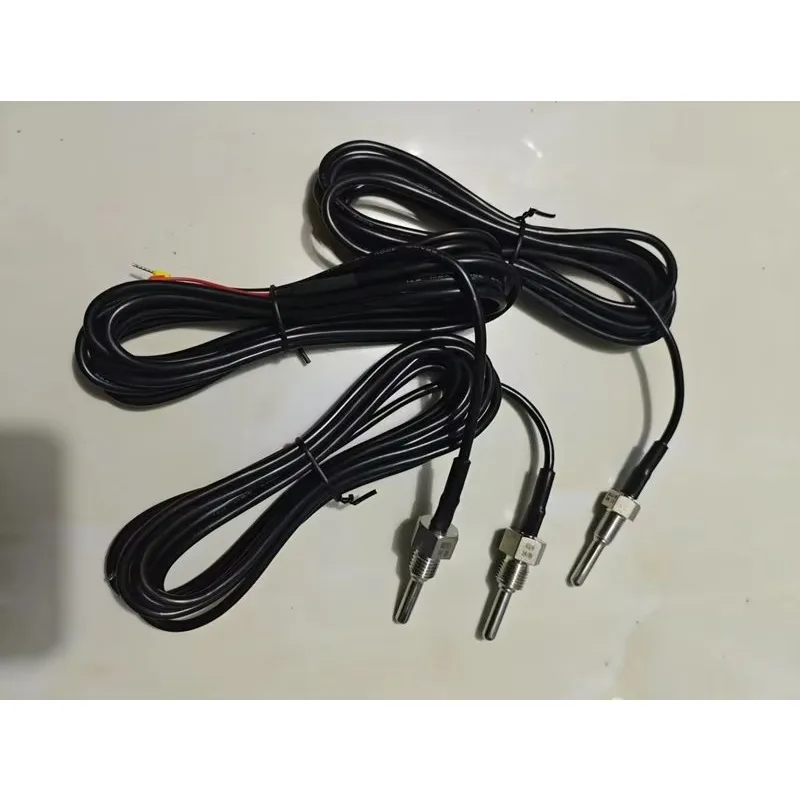 PT100 Temperature Sensor for Screw Air Compressor, G1/4, G1/8, 3/8 Thread, 1 Point, 2 Point, 4 Point