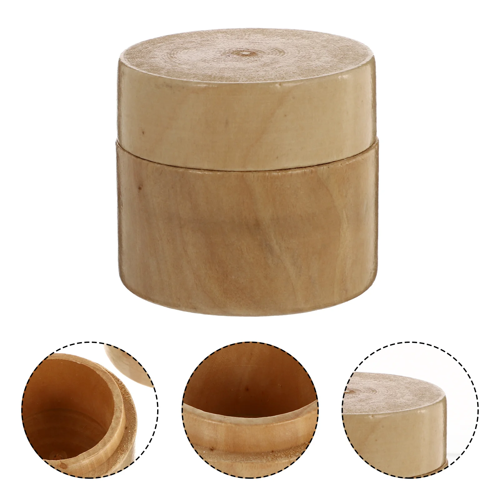 

1Pcs Wooden Ring Jewelry Box Stylish Durable Ring Storage Container for Wedding Anniversary Gift Organizer Jewelry Container