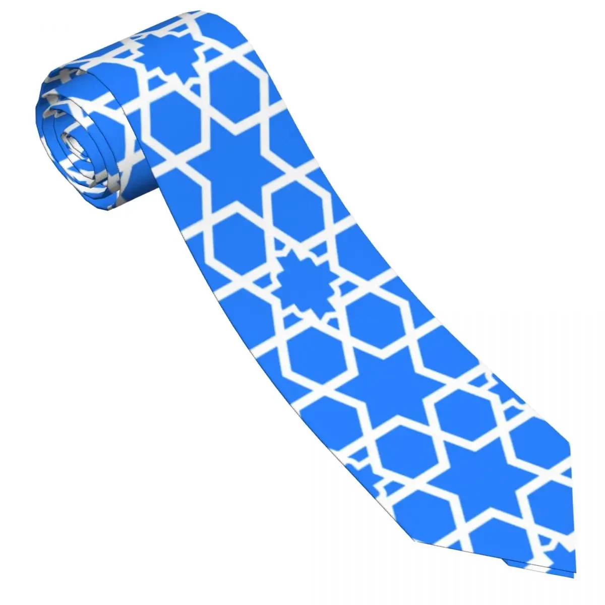 Geometric Texture Tie For Men Women Necktie Tie Clothing Accessories